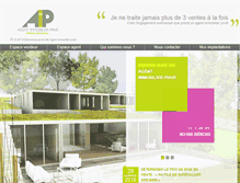 Tablet Screenshot of agent-immobilier-prive.com